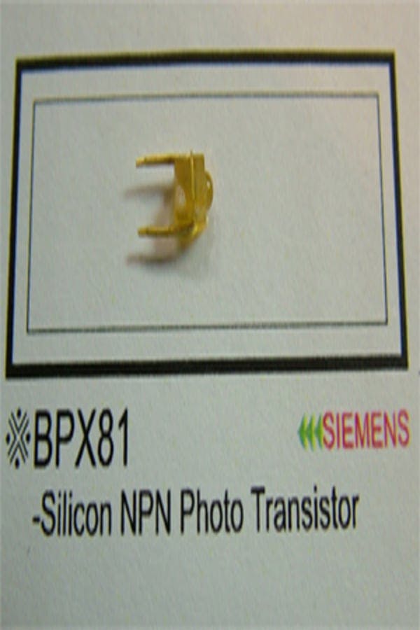 BPX81 Receivers,Silicon NPN Phototransistor,SIEMENS Optoelectronics Receivers