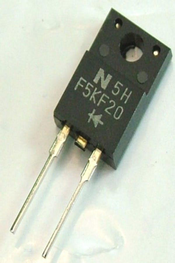 F5KF20 Fast Diode,5.5A,200V,35nS,TO220,ISO,2PIN,Nihon Inter Diodes-Rectifier Diode-TO220